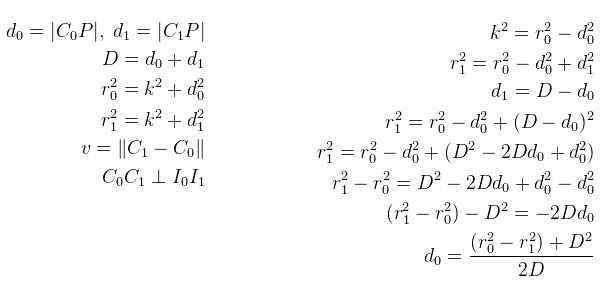 C++ Wykobi Computational Geometry Library Circle To Circle Intersections Modes - Copyright Arash Partow