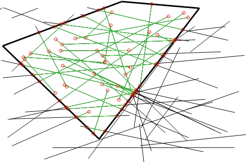 C++ Wykobi Computational Geometry Library Segments-Quadix Clip - Copyright Arash Partow