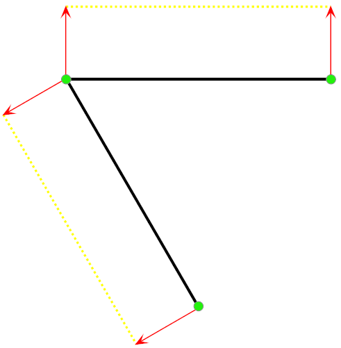 C++ Wykobi Computational Geometry Library Smoothing Of Sharp Corners - Copyright Arash Partow